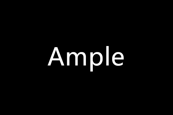 Ample - 广阔