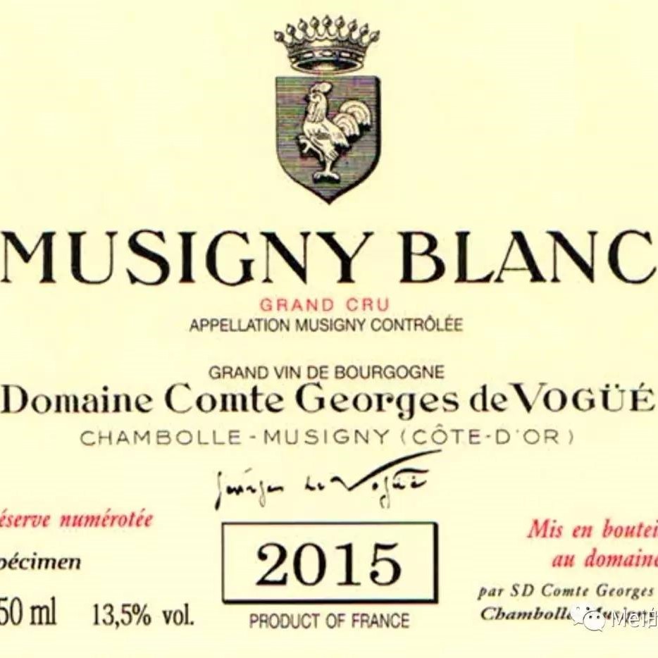传说中的勃艮第顶级白葡萄酒Musigny Blanc，22年后重现人间