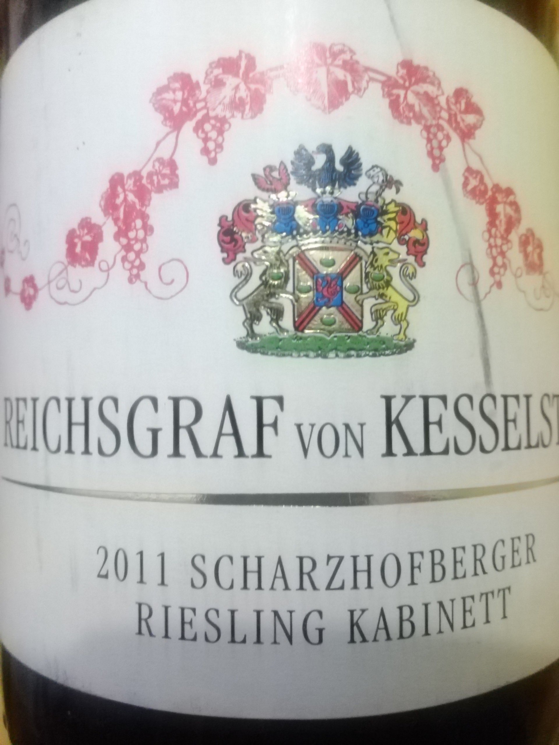 冯.开世泰伯爵雷司令干白Reichsgraf Von Kesselstatt Riesling Kabinett