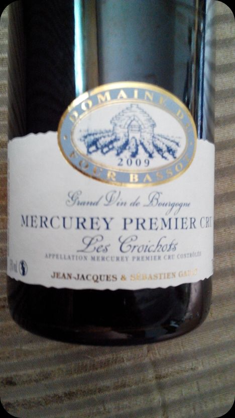 巴索梅克雷一级园干红Four Bassot Clos Des Montaigus Mercurey Premier Cru