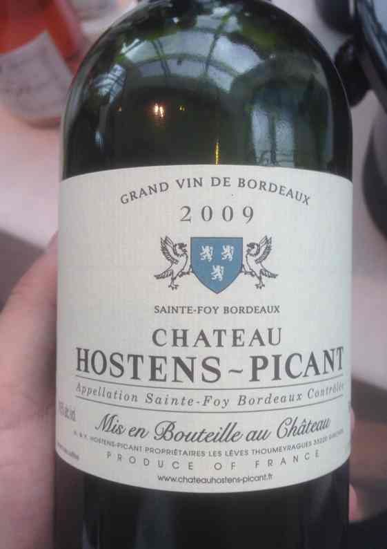赫斯坦-皮康酒庄干红Chateau Hostens-Picant Rouge