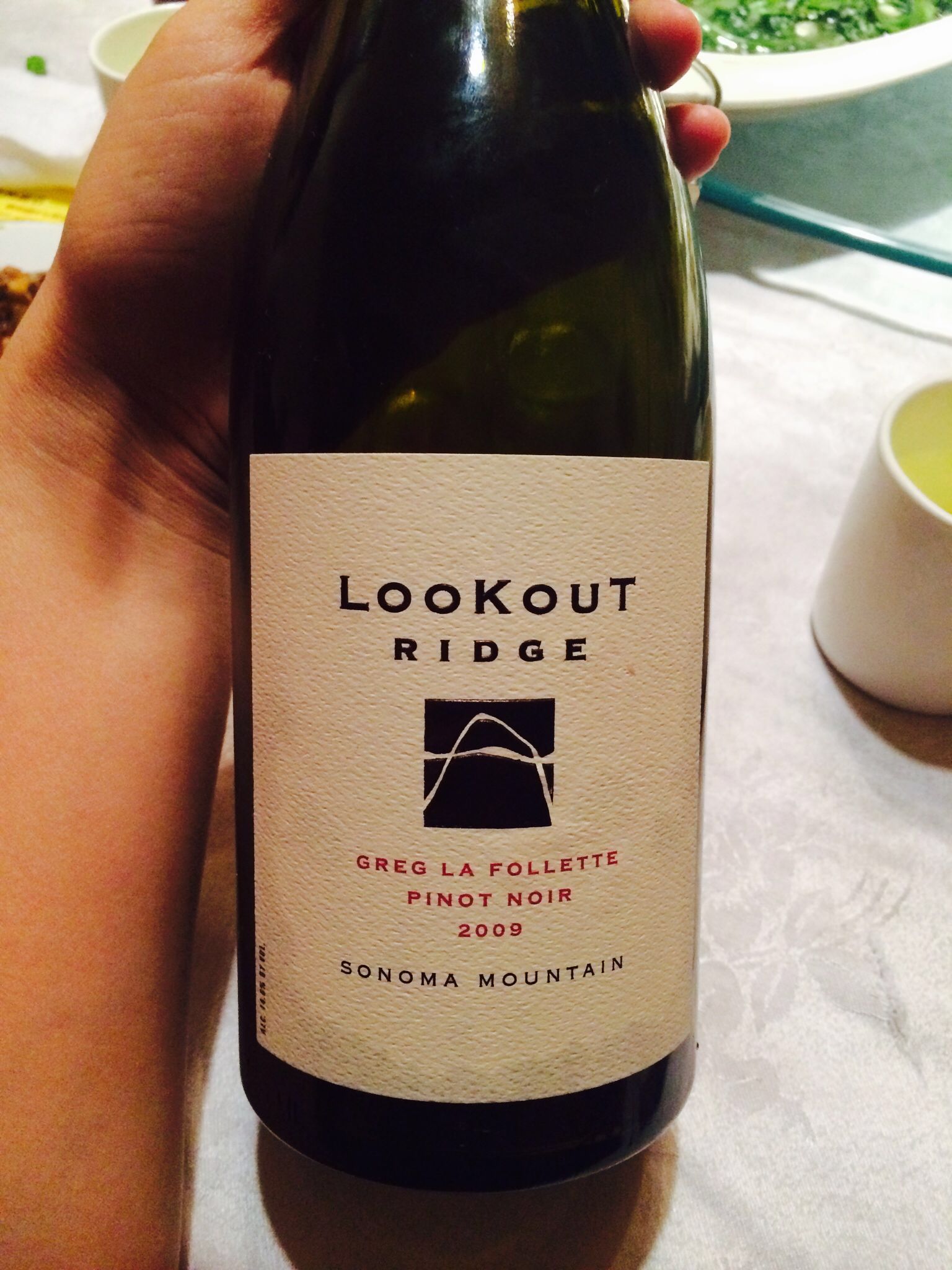 守望之山格雷戈黑皮诺干红Lookout Ridge Greg La Follette Pinot Noir