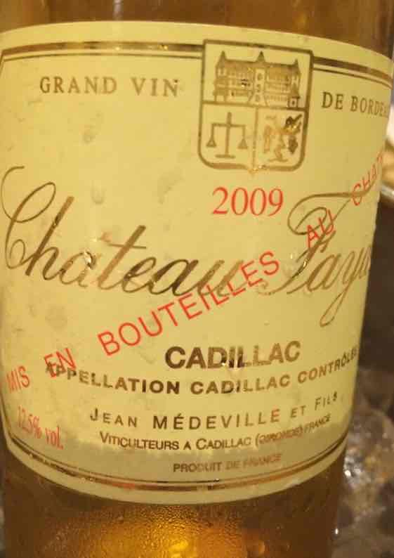 法金酒庄贵腐甜白Chateau Fayau Cadillac