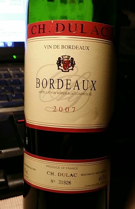 多朗克波尔多干红Ch Dulac Bordeaux Rouge