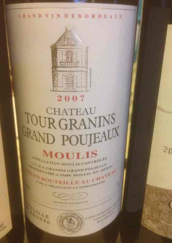 格瑞宝捷城堡干红Chateau Tour Granins Grand Poujeaux Moulis