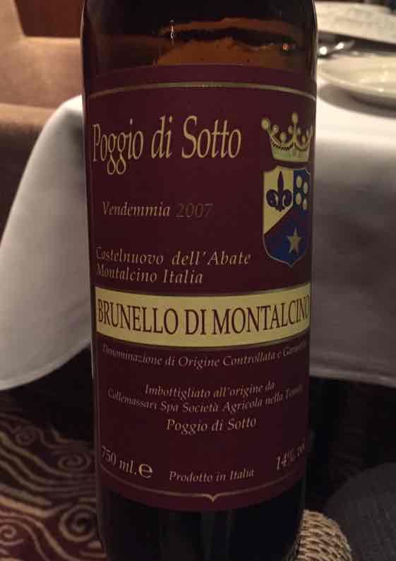 波吉欧狄索托蒙塔尔奇诺-布鲁耐罗干红Poggio di Sotto Brunello di Montalcino