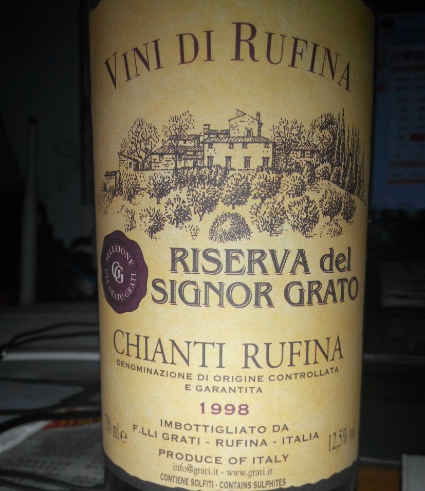 格拉蒂城堡基安蒂鲁芬娜干红Riserva Del Signor Grato Chianti Rufina