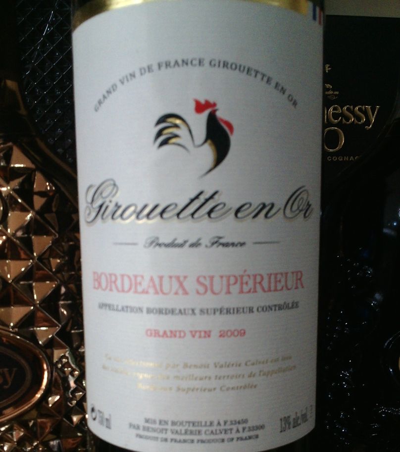 黑公鸡优质波尔多干红Girouette en Or Bordeaux superieur
