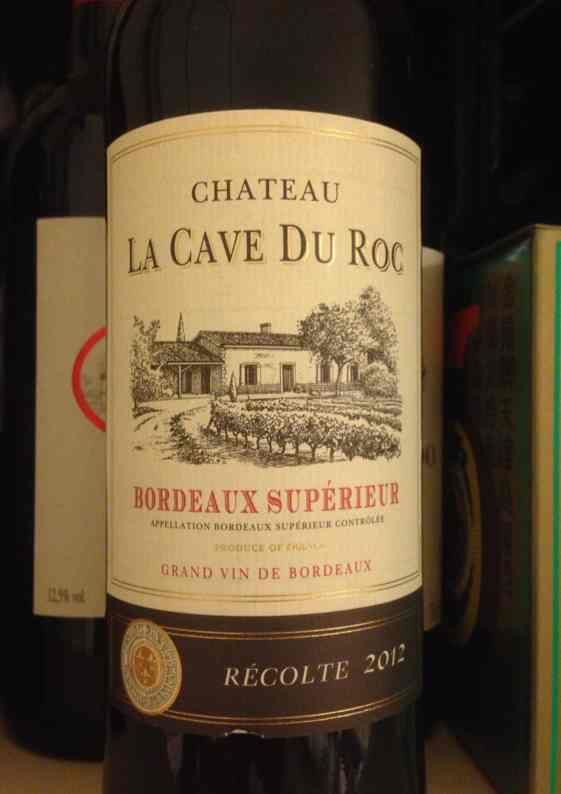 洛克庄园优质波尔多干红chateau la cave du roc