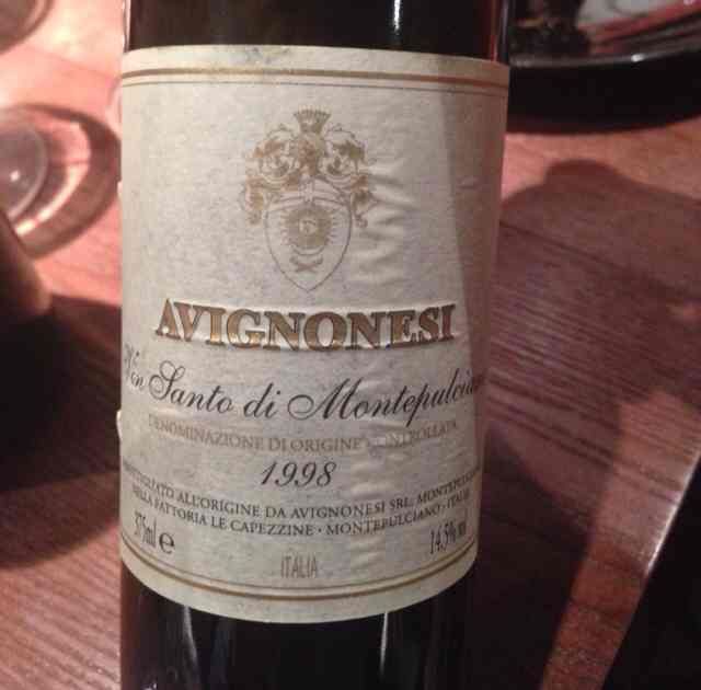 阿雯诺尼斯蒙特比洽诺圣酒甜白Avignonesi Santo di Montepulciano