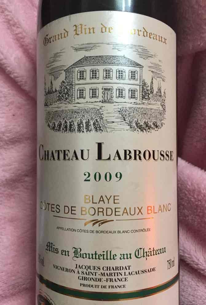 chateau labrousse blaye cotes de bordeaux blanc