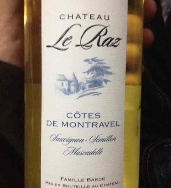 拉兹城堡蒙特瓦坡半干白Chateau Le Raz Côtes de Montravel Moelleux