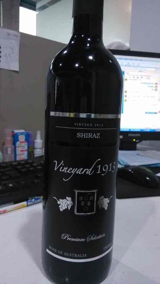 1913酒庄设拉子干红Vineyard 1913 shiraz