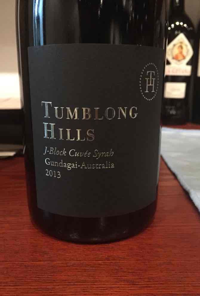 Tumblong Hills J-Block Cuvée Syrah