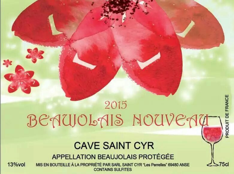 圣熙酒庄博若莱新酒Saint Cyr Beaujolais Nouveau 2015