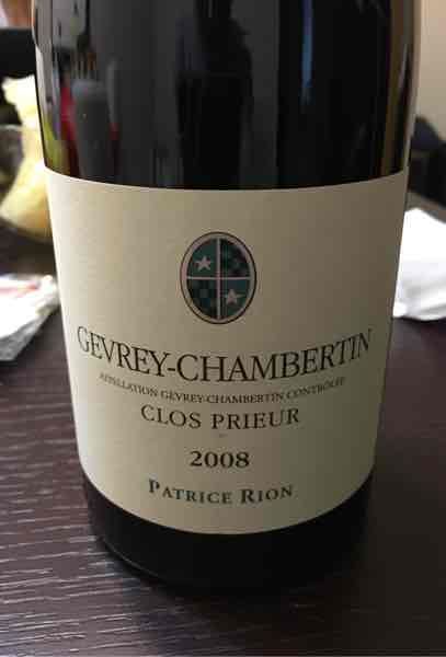 Domaine Patrice Rion Gevrey-Chambertin Clos Prieur