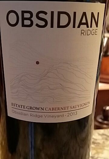 Obsidian Ridge Cabernet Sauvignon