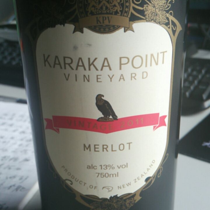 卡拉卡梅洛干红Karaka Point Vineyard Merlot