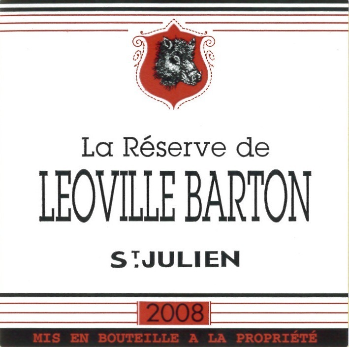 巴顿酒庄副牌干红La Reserve de Leoville Barton