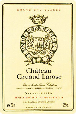 金玫瑰酒庄干红Chateau Gruaud Larose