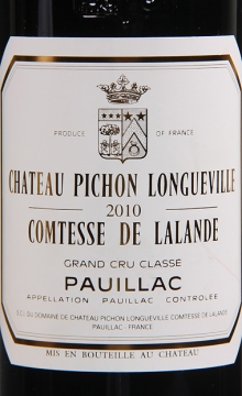碧尚女爵酒庄干红Chateau Pichon-Longueville Comtesse de Lalande