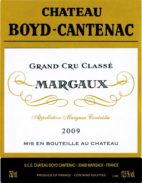 贝卡塔纳酒庄干红Chateau Boyd Cantenac