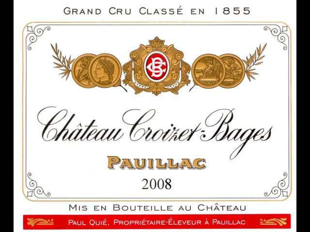 歌碧酒庄干红Chateau Croizet Bages