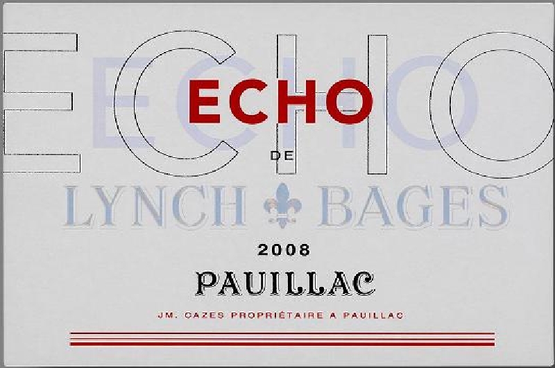 靓茨伯酒庄副牌干红Echo de Lynch-Bages