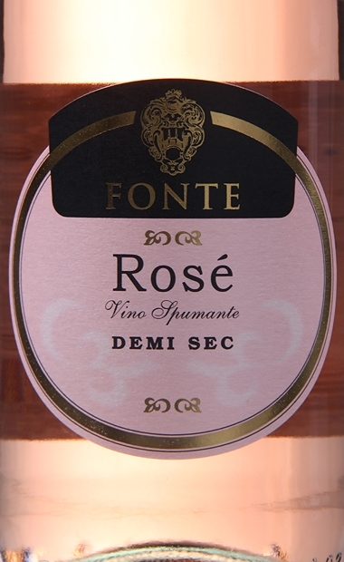 风之吻桃红起泡Fonte Rose Vino Spumante Demi Sec