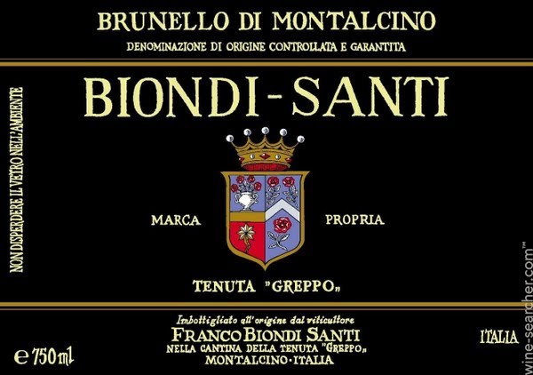 碧安帝山迪年份布鲁奈罗蒙塔希诺干红Biondi Santi Brunello di Montalcino Annata