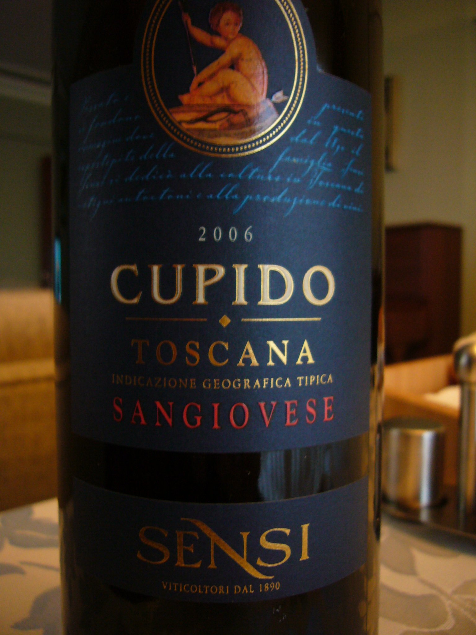 圣禧丘比特桑娇维塞Sensi Cupido Toscana Sangiovese