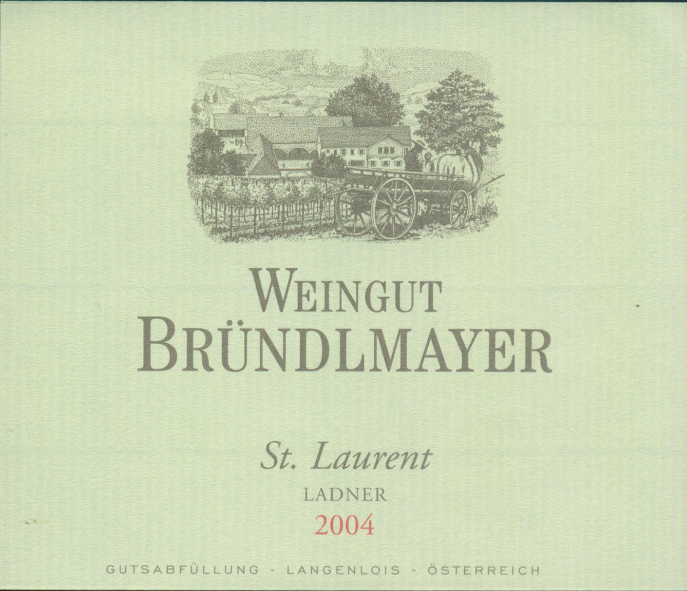 布德梅尔莱拉娜园圣罗兰干红Weingut Brundlmayer St. Laurent Ried Ladner