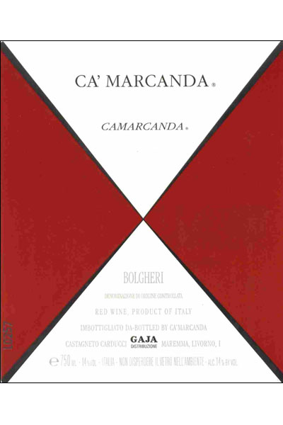 嘉雅守望干红GAJA Ca' Marcanda Camarcanda