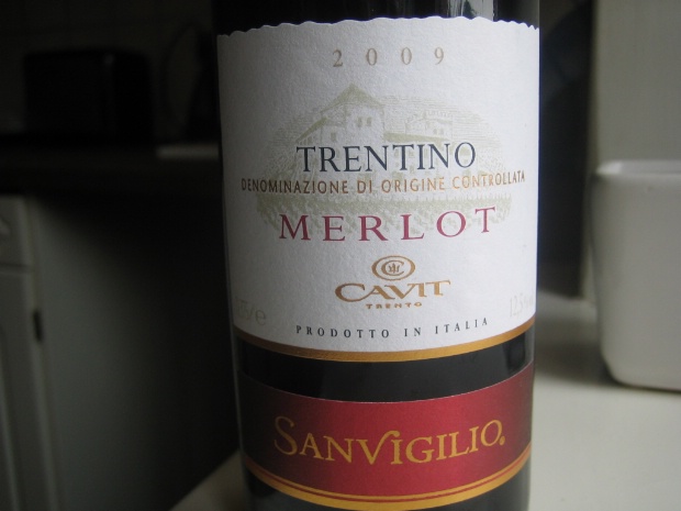 凯味特梅洛干红Cavit Merlot Trentino