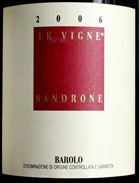 绅洛巴罗洛干红Luciano Sandrone Barolo Le Vigne
