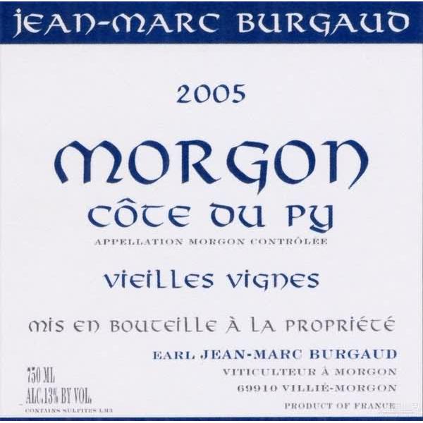 让•马克伯格酒庄墨贡黑鸟老藤干红Jean-Marc Burgaud Morgon Cote du Py Vieilles Vignes