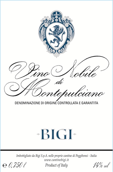 比其蒙特布查诺贵族干红Bigi Vino Nobile di Montepulciano