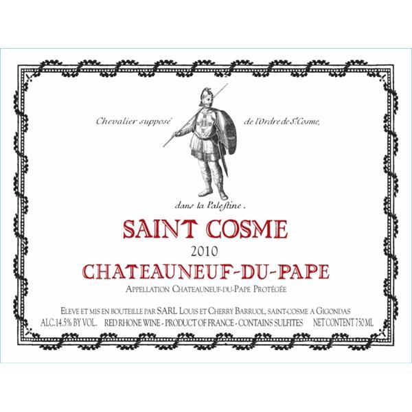 圣戈斯教皇新堡干红Chateau de Saint Cosme Chateauneuf-du-Pape