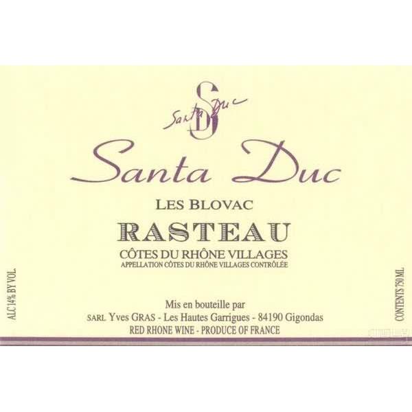 圣杜克布拉瓦干红Domaine Santa Duc Les Blovac