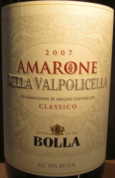 博雅阿马罗尼干红Bolla Amarone