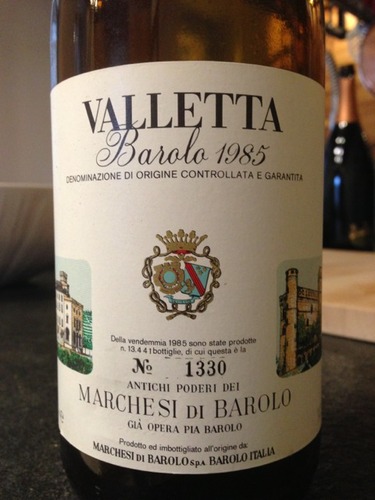 巴罗洛侯爵瓦莱塔巴罗洛干红Marchesi di Barolo Barolo Valletta