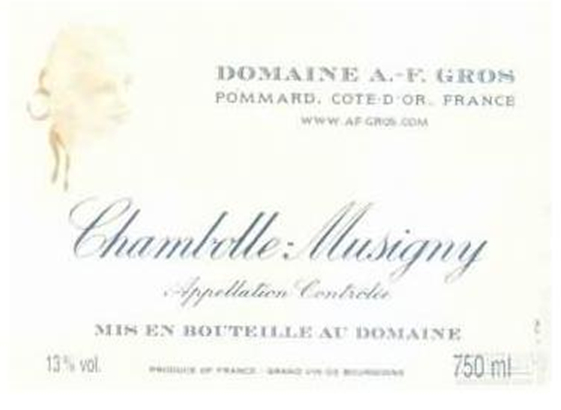 格罗斯香波-蜜思妮干红Domaine A.F. Gros Chambolle-Musigny
