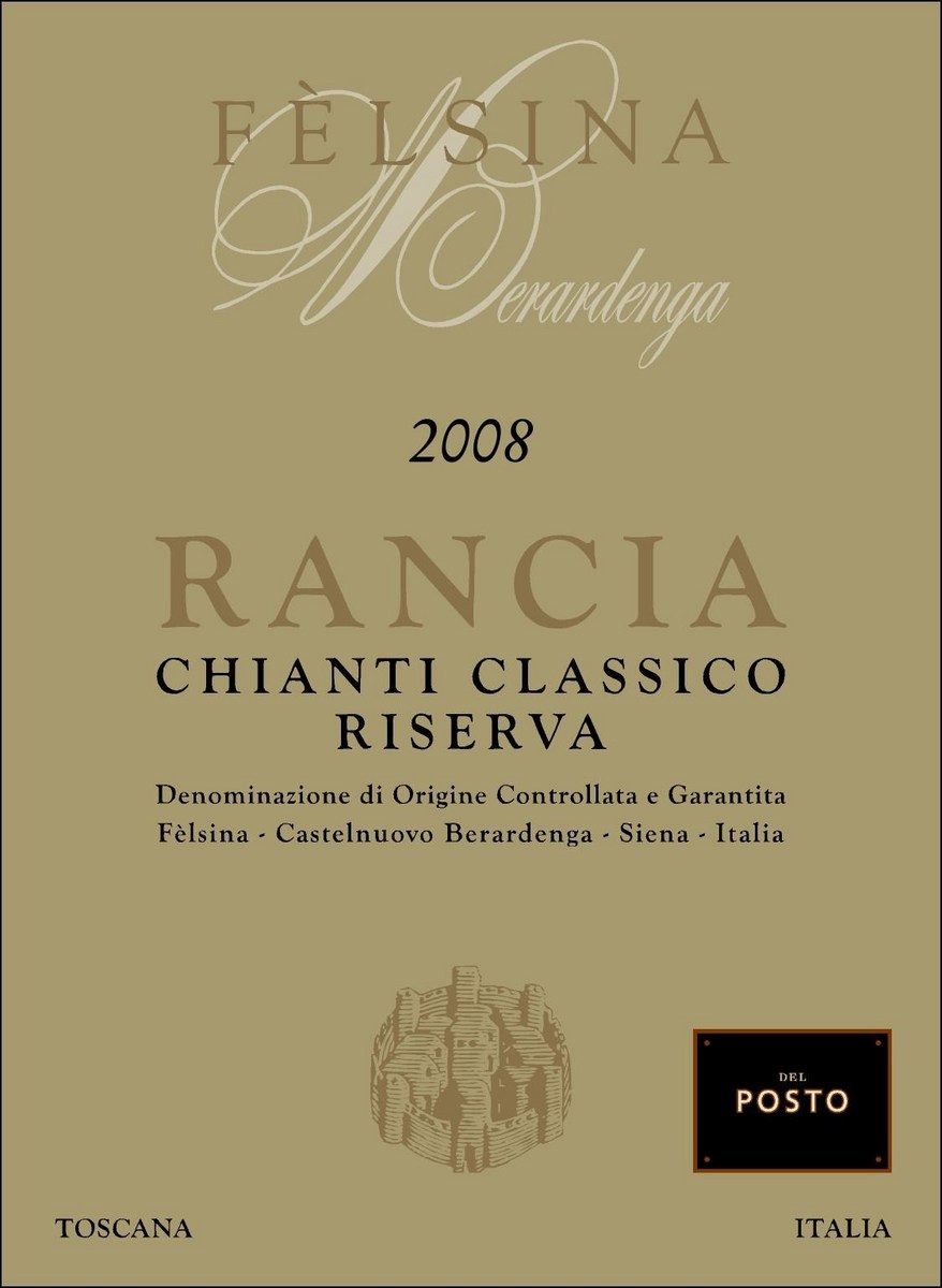 菲丝娜澜奇雅经典基昂蒂干红葡萄酒Felsina Berardenga Rancia Chianti Classico Riserva