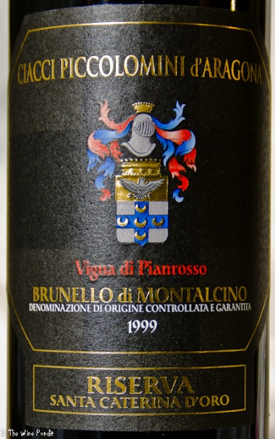 奇雅皮安罗索维尼亚园珍藏干红Ciacci Piccolomini d'Aragona 'Vigna di Pianrosso Riserva Santa Caterina d'Oro'