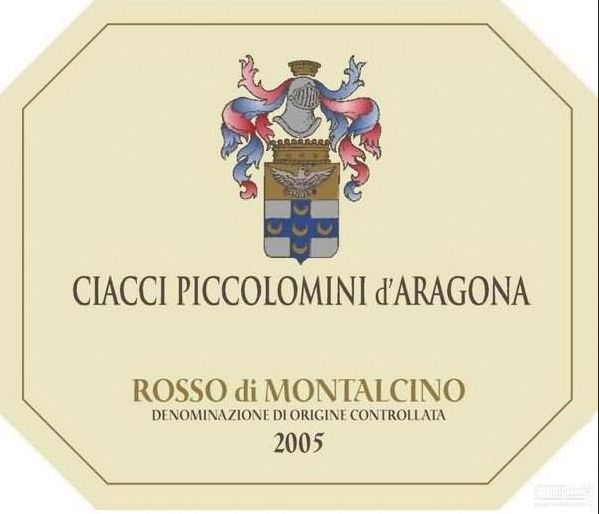 奇雅蒙塔希诺干红Ciacci Piccolomini d'Aragona Rosso di Montalcino