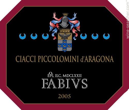 奇雅法比尤斯干红Ciacci Piccolomini d'Aragona Fabius