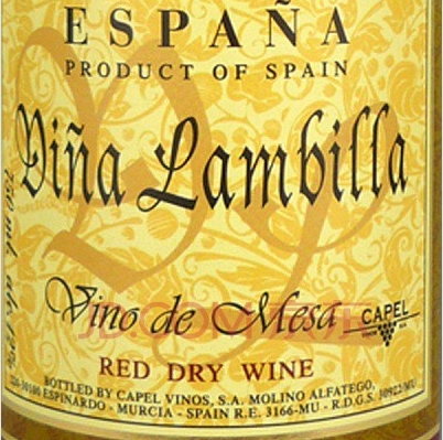 兰比亚干红Dina Lambilla Vino de Mesa