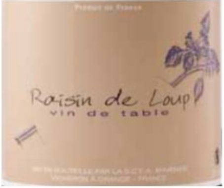 玛可瑞泽露干红Domaine de Marcoux Raisin de Loup