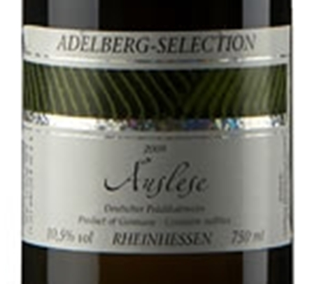 爱德堡新贵甜白Adelberg Selection - Auslese