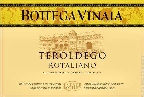 凯味特宝迪迦园特洛迪歌干红Cavit Bottega Vinai Teroldego Rotaliano